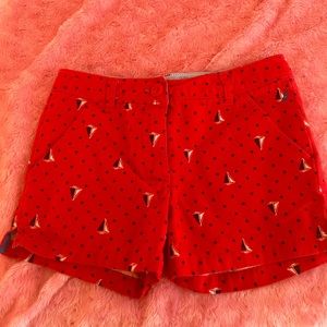 Nautica Boat Print Girls Shorts Size 8